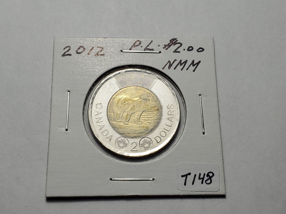 2012 CANADA PL Two Dollar Security Toonie Coin T148