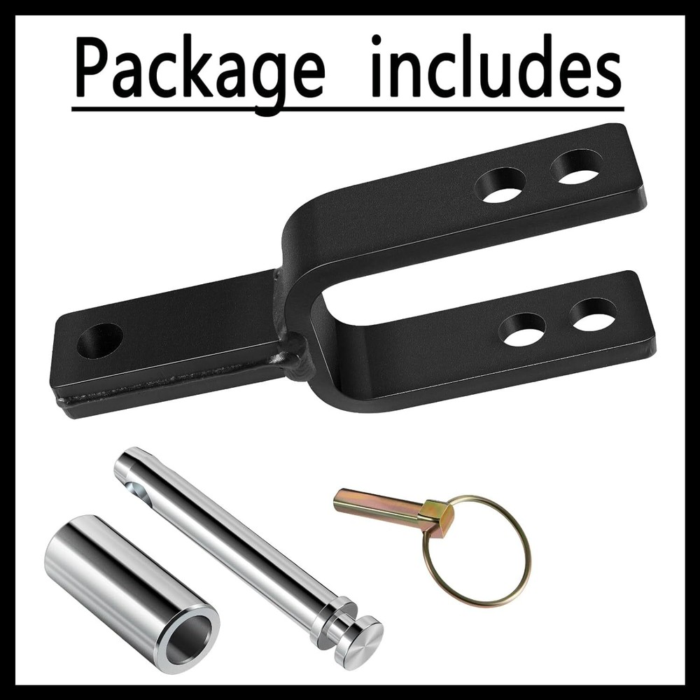 Versatile Quick Hitch Adapter with Adapter Sleeve for Category 1 Quick Hitch