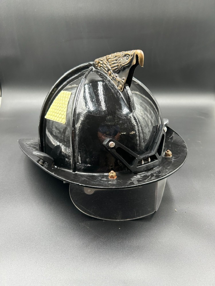 Firefighter Helmet Decorative Hard Hat – Brass Eagle – Vintage Style 2003