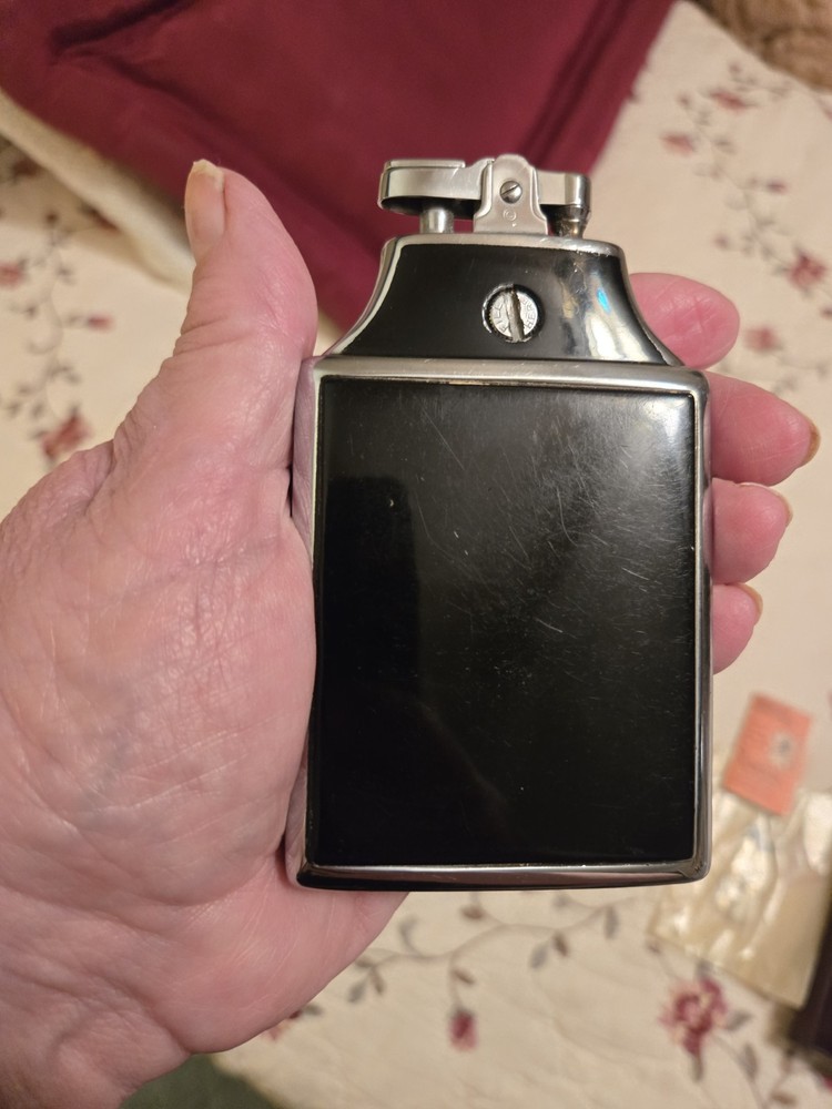 1950s Ronson Mastercase Lighter Includes Original Box Fabric Case Lots More!