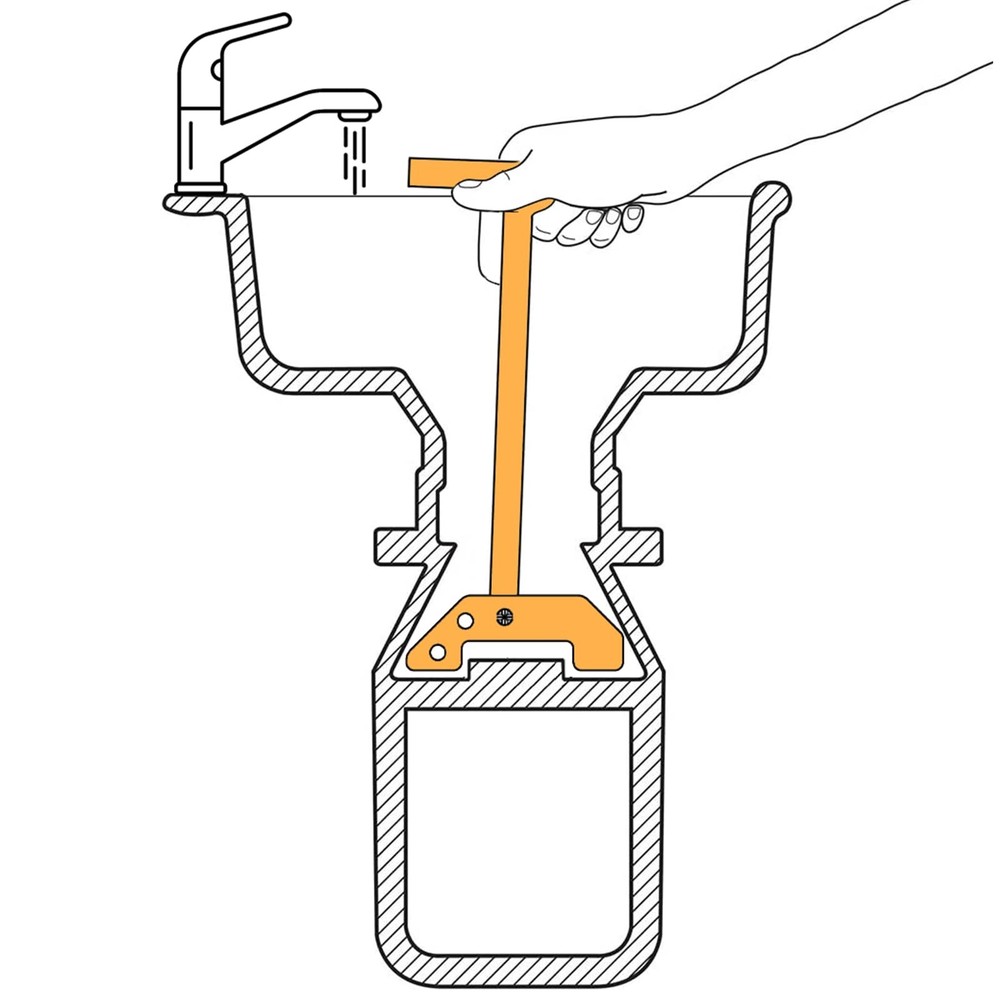 Garbage Disposer Unjamming Wrench,Garbage Disposal Wrench,Silver Silver