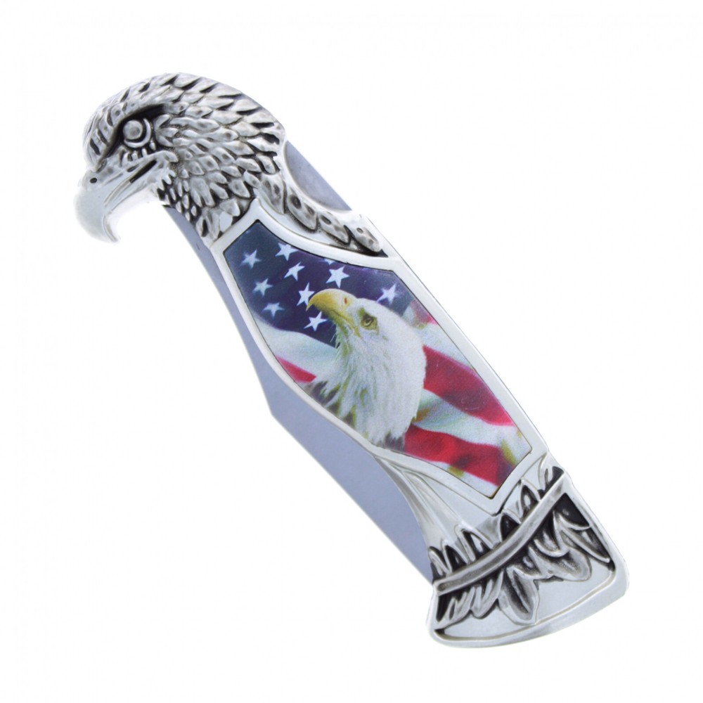 ASR Outdoor 8" Eagle Head Pocket Knife