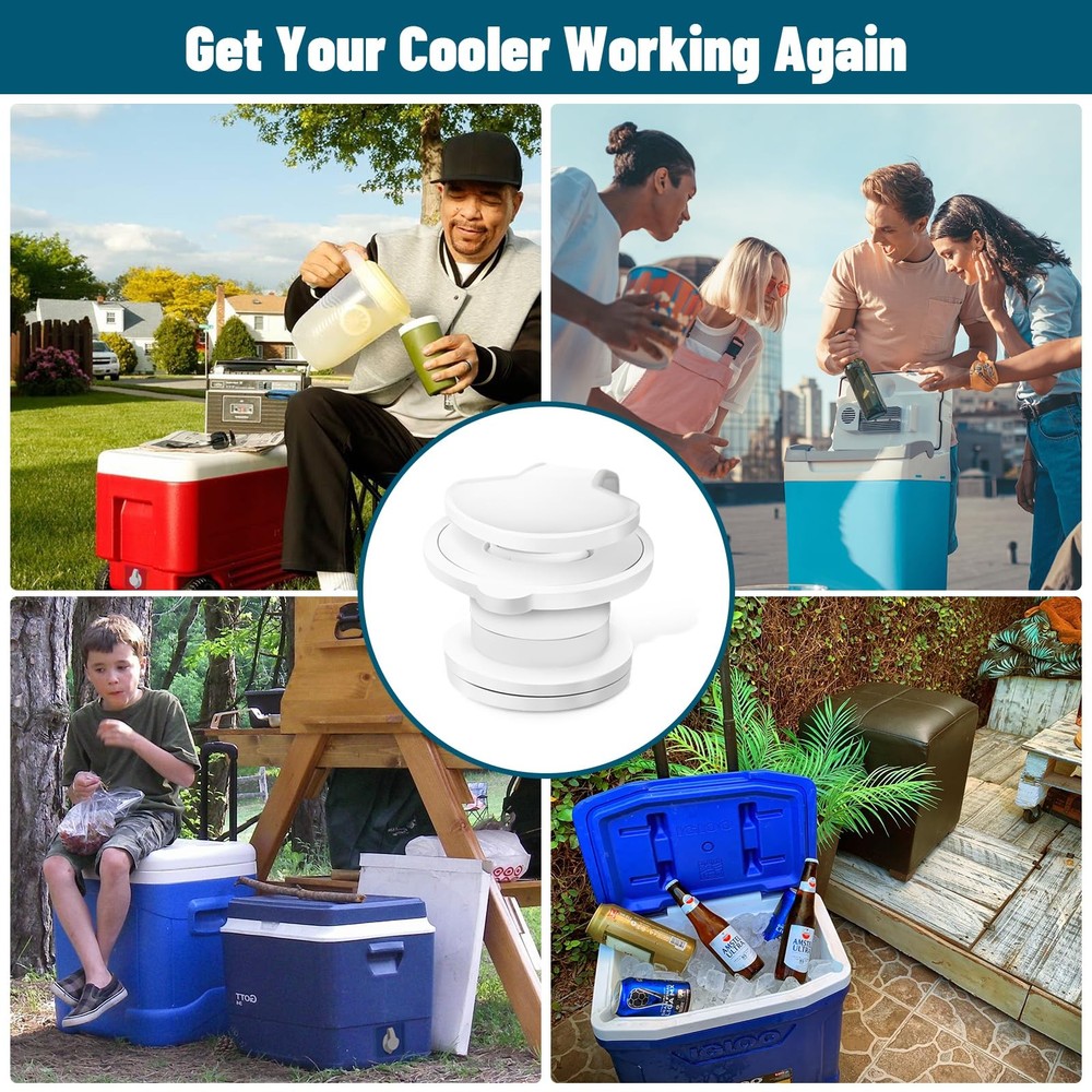 Cooler Drain Plug Replacement for Coleman Cooler Standard Drain Plug Assembly