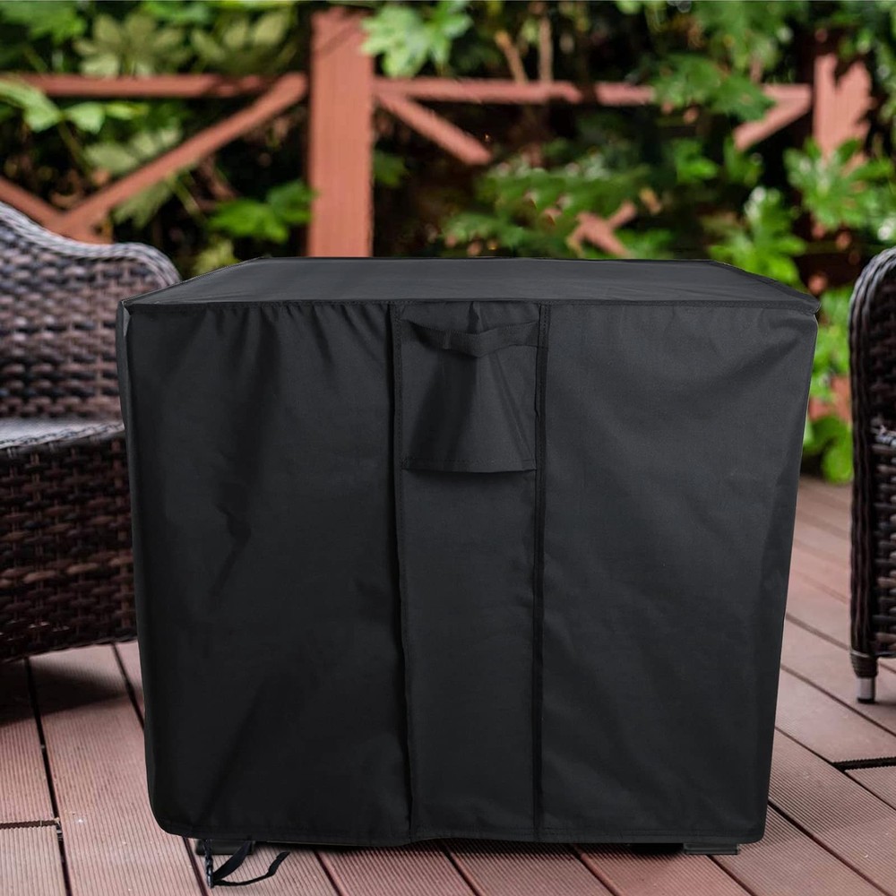 Fire Pit Cover Rectangular 48 Inch,Propane Gas Fire Pit Table Cover,Outdoor W...