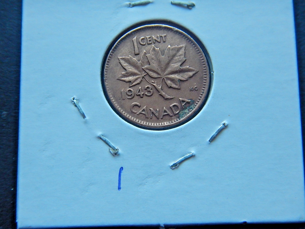 1943 Canadian (1 Cent) Penny