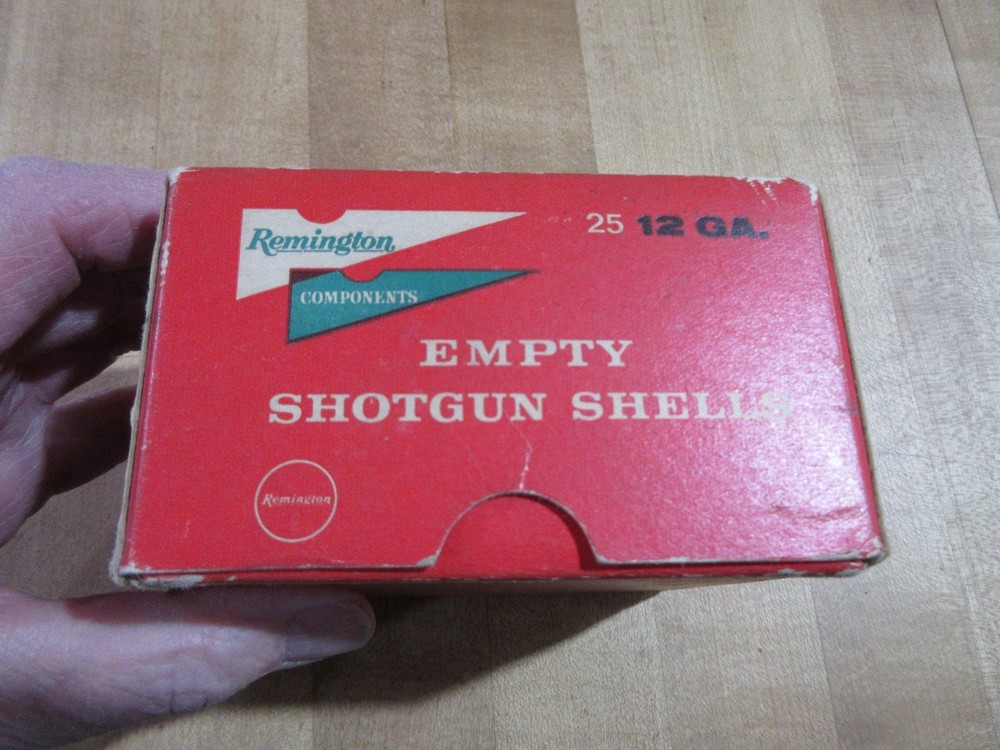 Empty Remington 2 Piece Empty Shotshell 12 ga box (r)