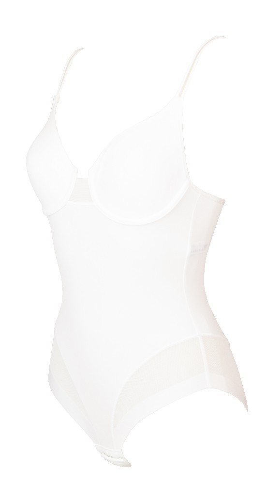 Lovable women's bodysuit with lined cup and elasticated underwire without seams