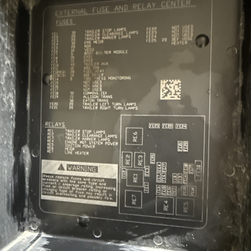VOLVO VNL FUSE BOX *missing part number*