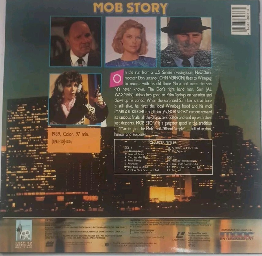 Mob Story (Laserdisc, 1990)