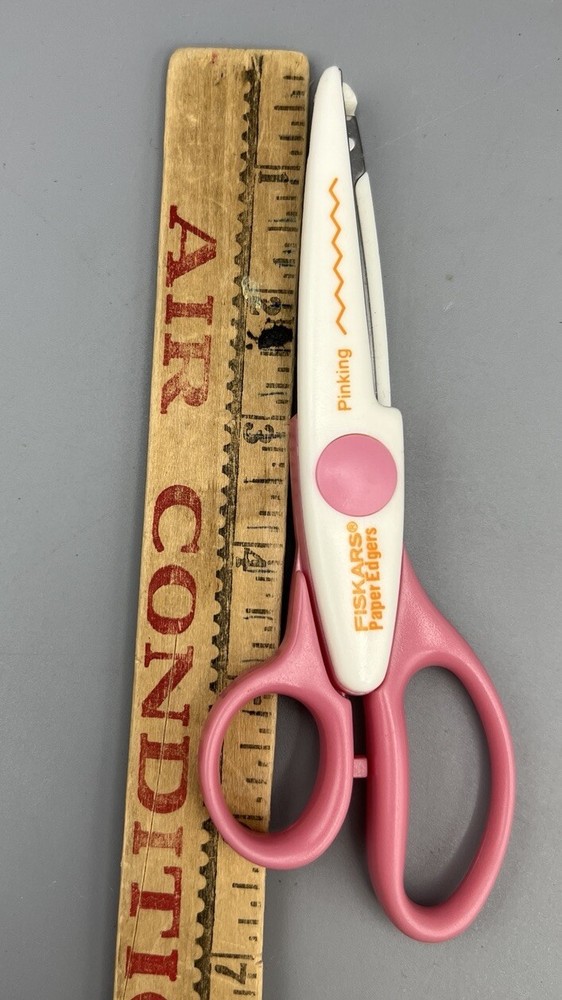 Fiskars Paper Edger 2 Pair Scissors Pinking Shears Paper Crafting Scrapbooking