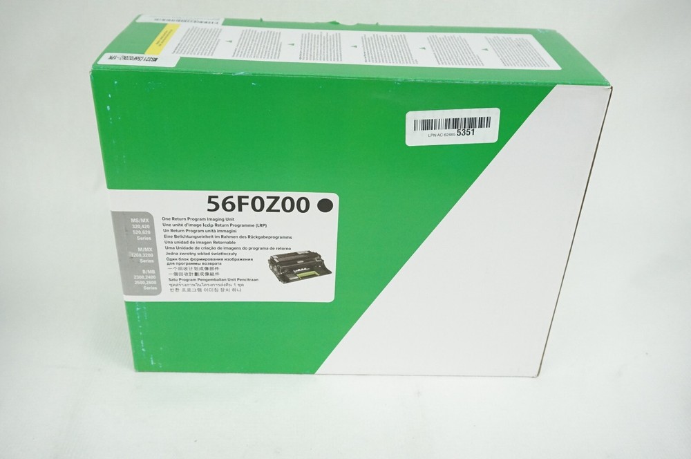 Lexmark 50F0ZA0 Imaging Unit Toner