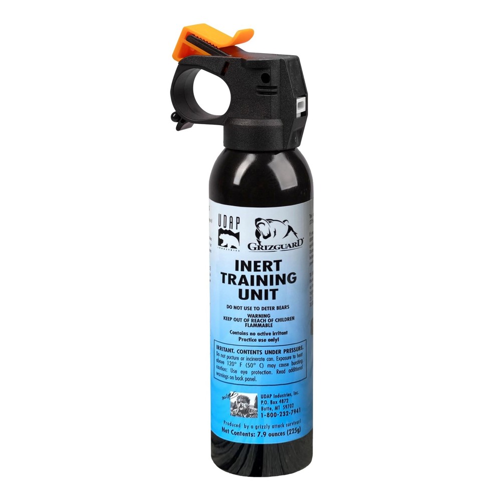 UDAP/Griz Guard Inert Training Unit - Practice Bear Spray Canister, No Active...
