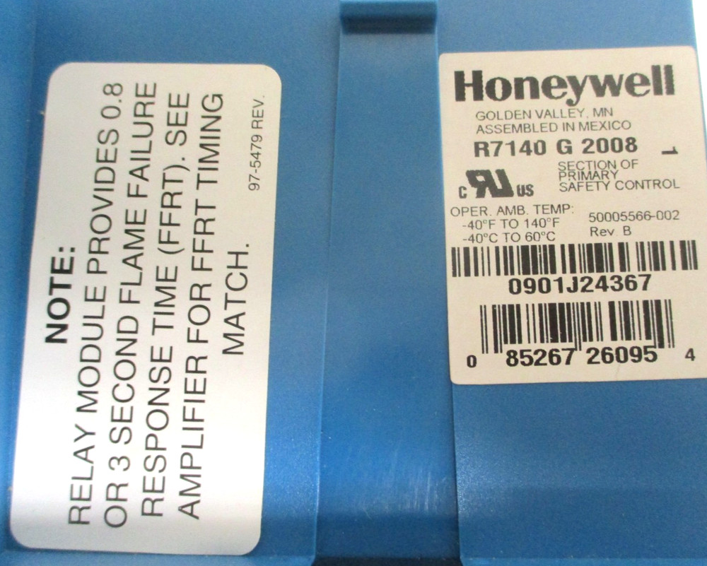 HONEYWELL , R7140G2008 , BURNER CONTROL MODULE , SURPLUS