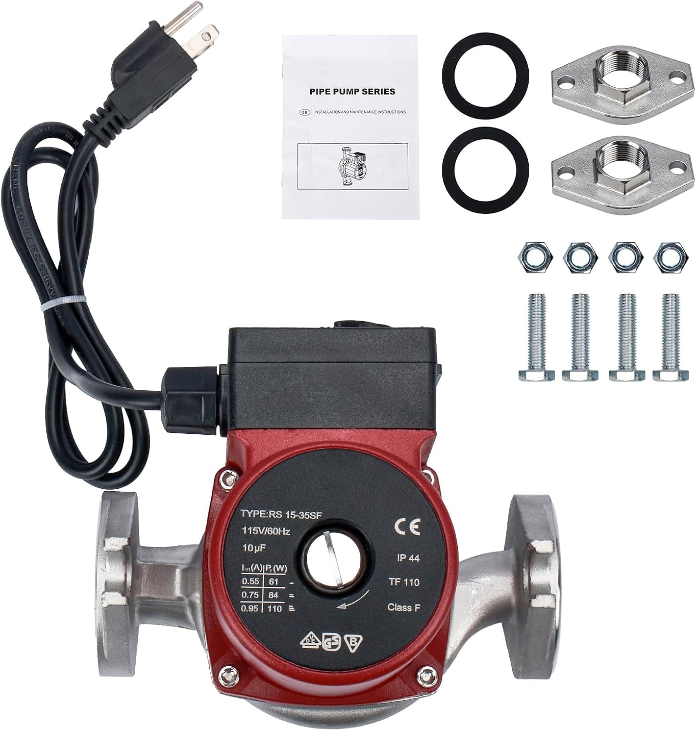 Open Box 59896772 Stainless Steel 3-Speed Circulator Pump Ups15-35 SFC Grundfos