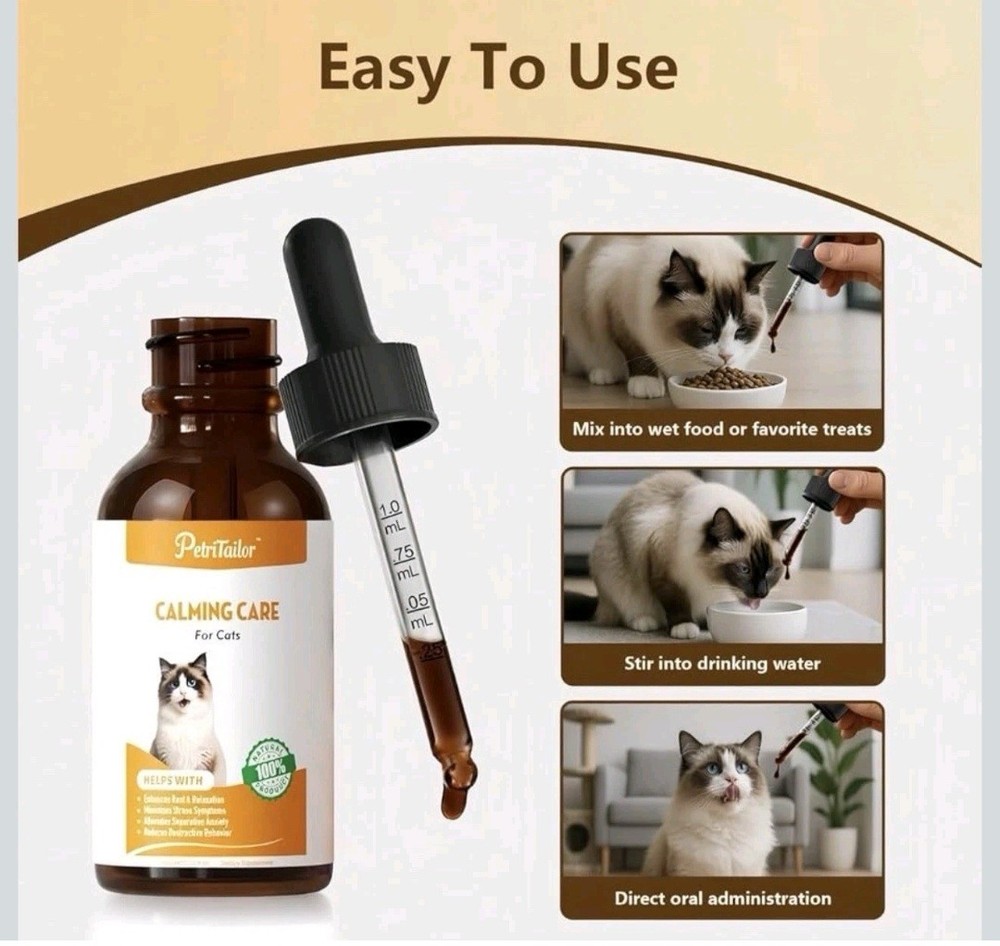 Calming care for cats