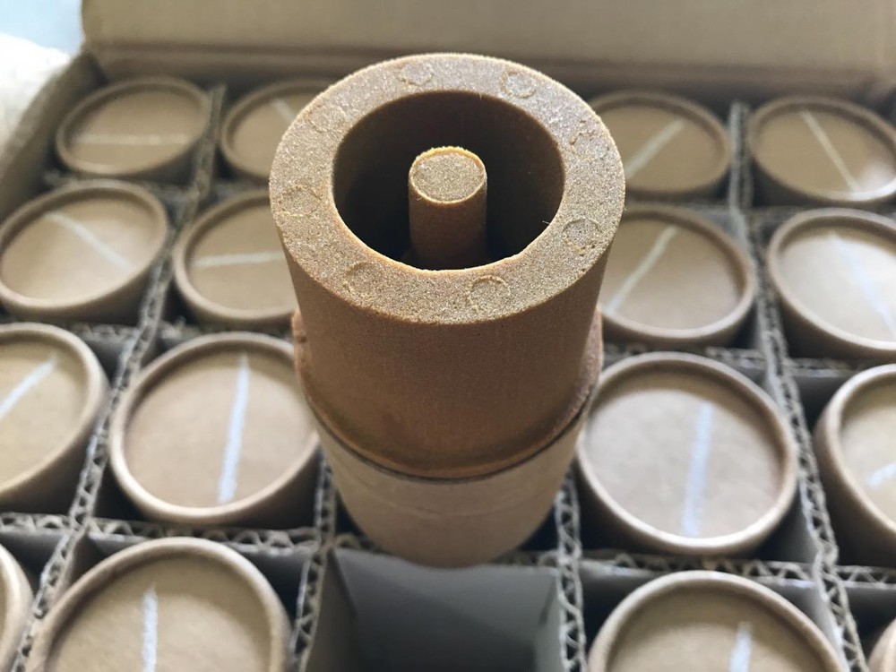 Heraeus QS3006CC immersion spectrometer sampler for molten metal