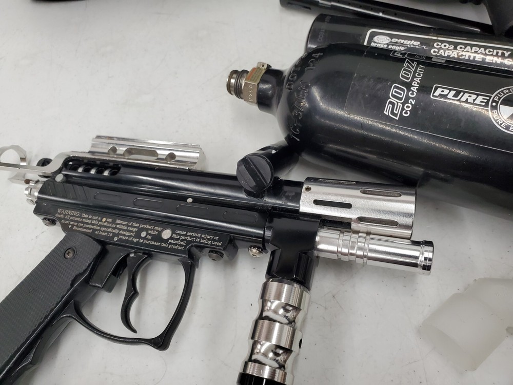 Java Spyder Compact Paintball Gun With Expansion Chamber Barrel Feeder