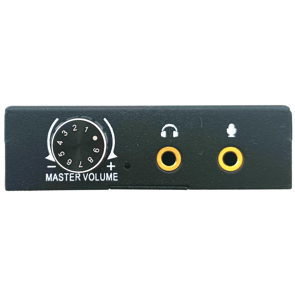PC USB Headphone Amplifier 3.5mm Stereo Audio Output Microphone Input Portable