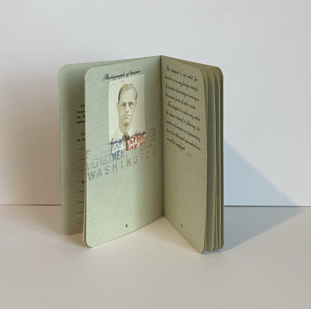 1945 Seaman Passport #2480