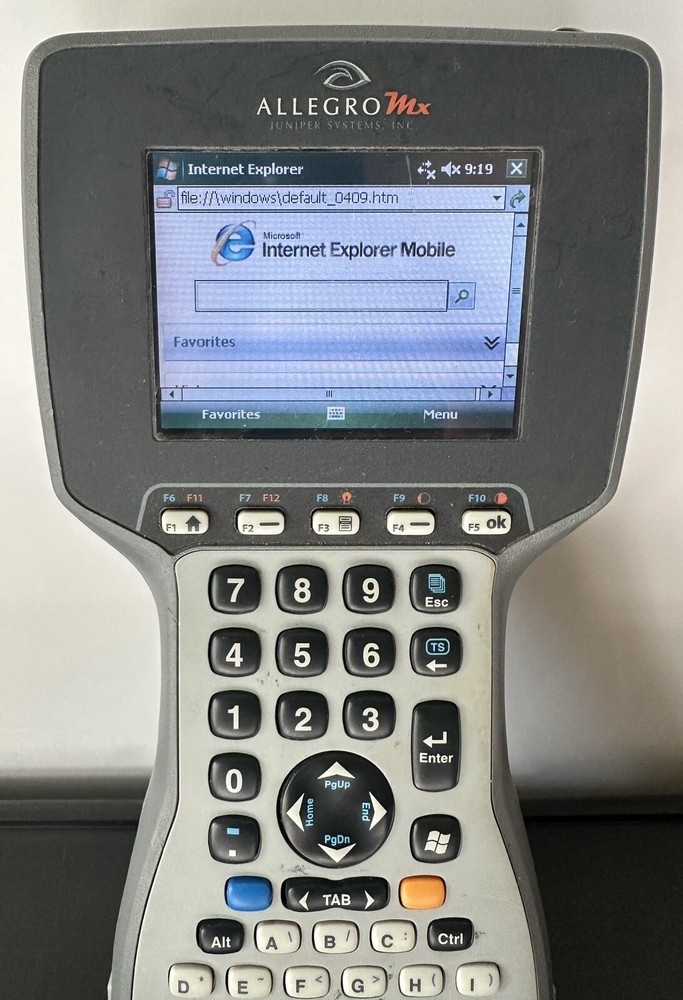 Juniper Allegro MX AMX-3 Ultra Rugged Handheld Field Computer Data Collection