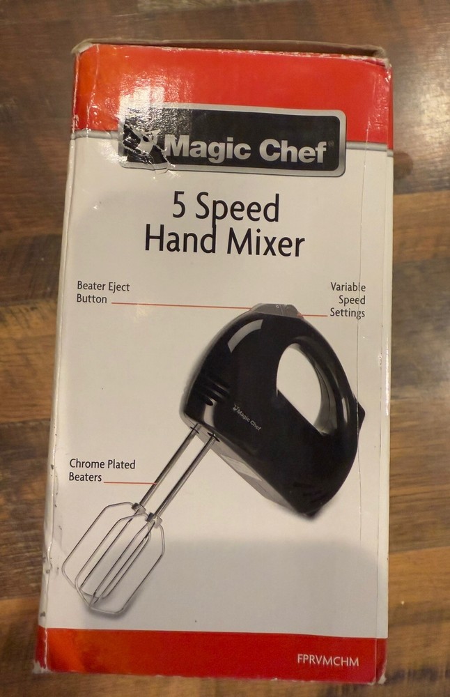Magic Chef 100W 5-Speed Hand Mixer-Never Been Used