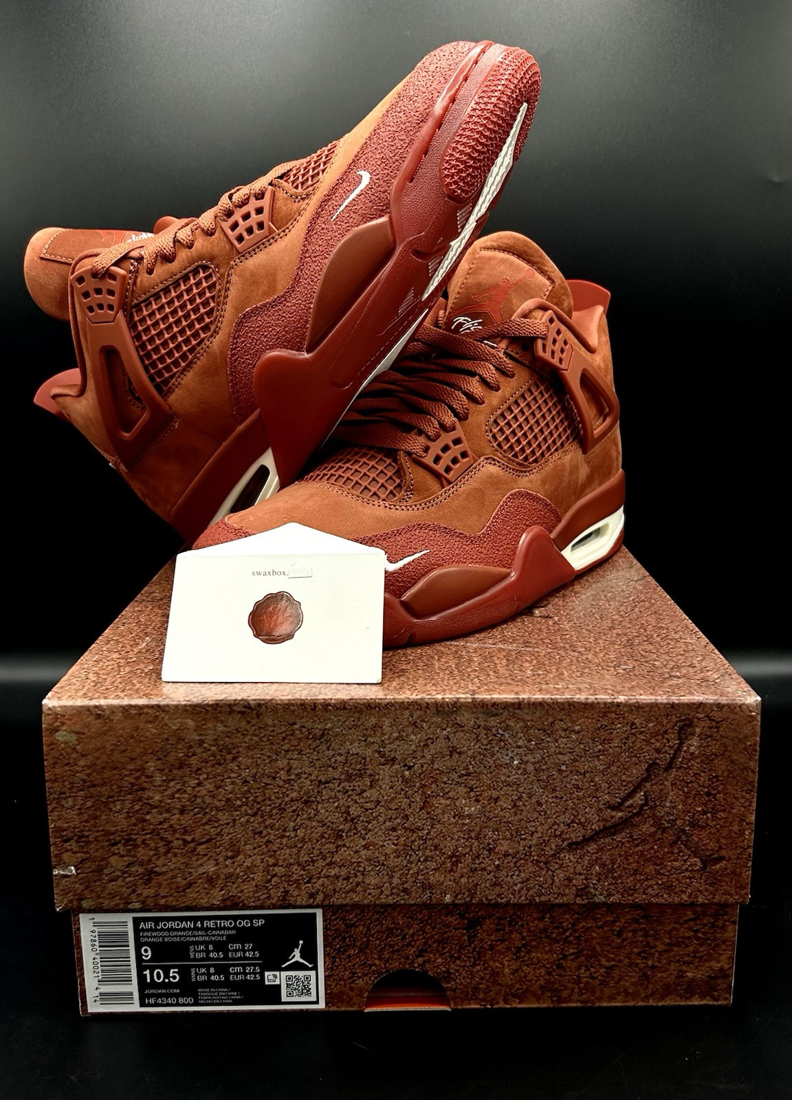 Air Jordan 4 Retro OG SP Nigel Sylvester Brick by Brick HF4340-800 Ship Now