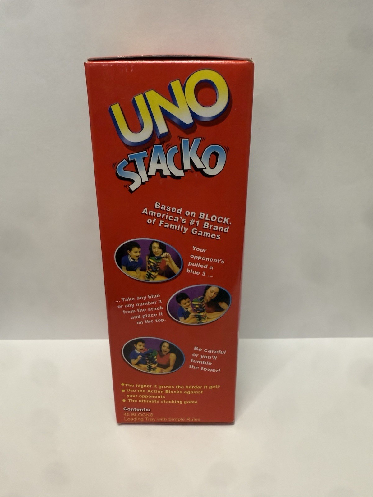 UNO Stacko Mini Game – Fun Card & Board Game, Family Party Gift