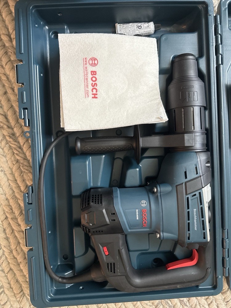 Corded Variable Speed, Concrete Hammer Drill with Carrying Case