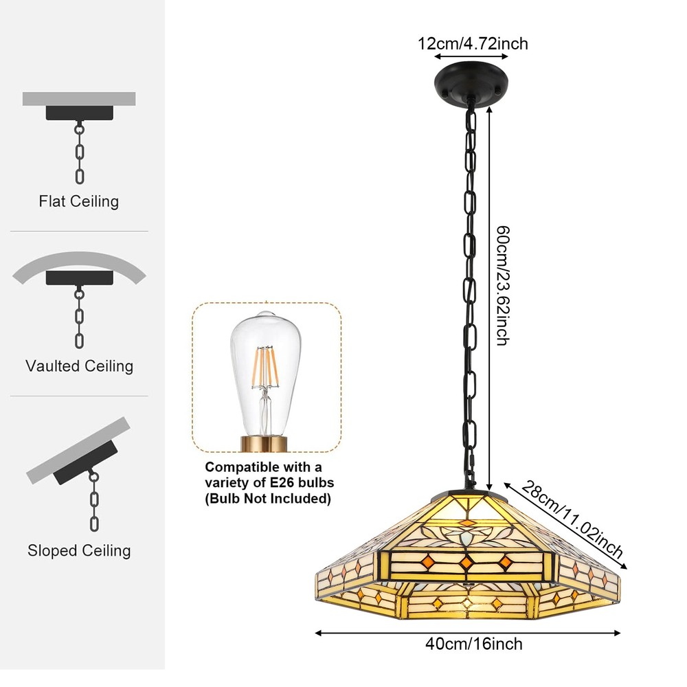 Elegant 2-Light Adjustable Pendant Light - Iron & Glass, Ceiling Mount