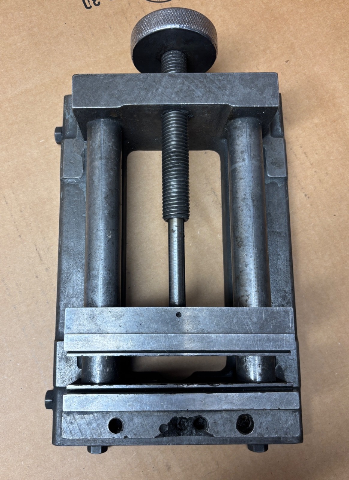 MOORE TOOLS - 5 1/2" Machining Vise for Moore Jig Bore Machine - MOVES GREAT