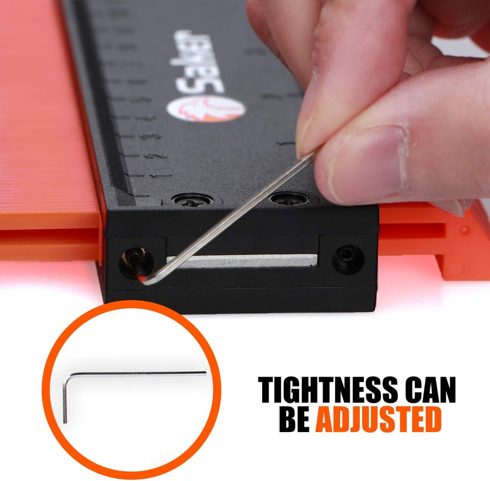 Contour Gauge (5 Inch Lock) Profile Tool- Adjustable Lock-Precisely Copy Irregul