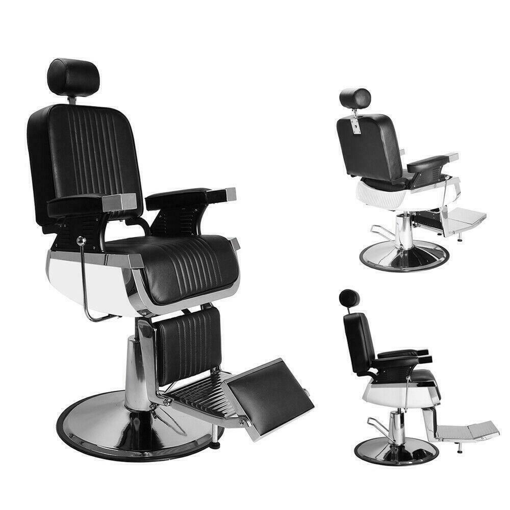 Modern All Purpose Recline Hydraulic Barber Chair Heavy Duty Beauty Salon New