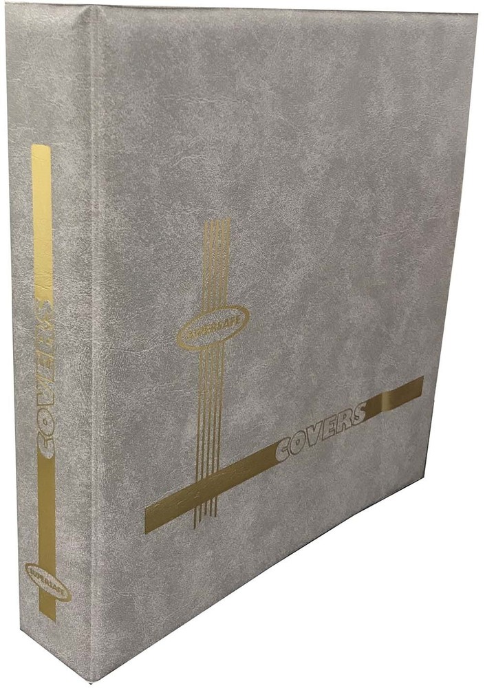 First Day Cover Album Grey 3 Ring Binder Horizontal Setup Size 10 FDC Supersafe