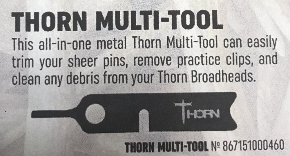Thorn Broadhead Multi tool