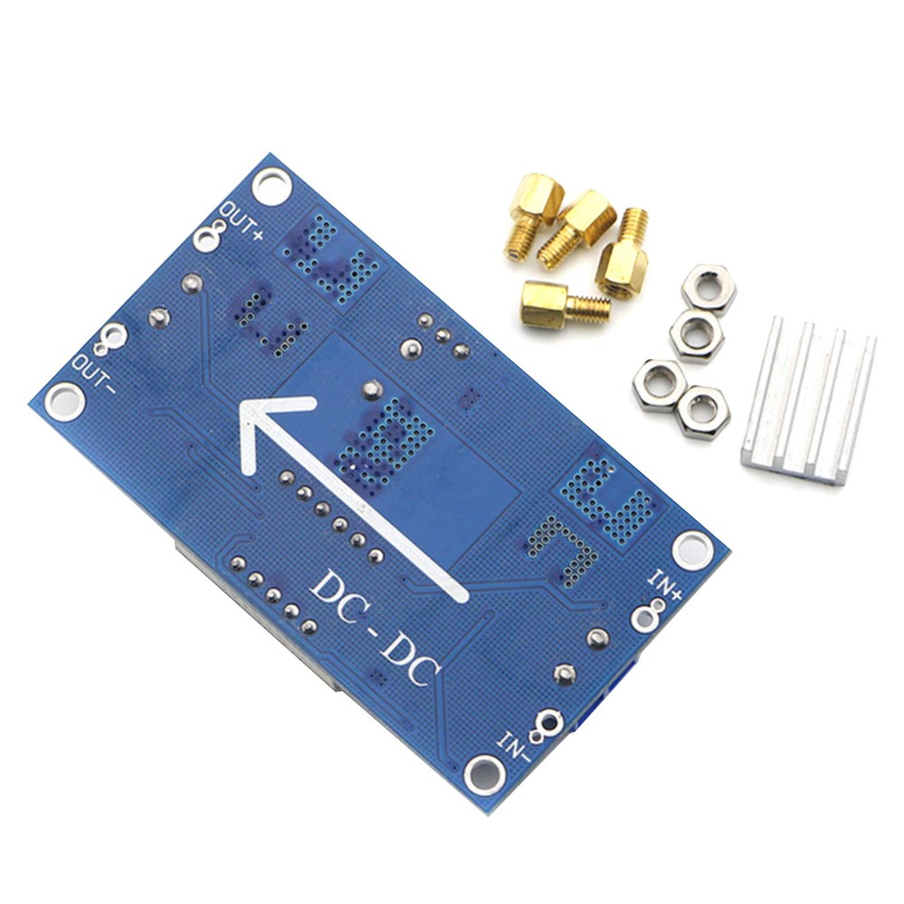 Multi-Functional Voltmeter Heatsink Standoffs DC-DC Step Down 5A Adjustable New