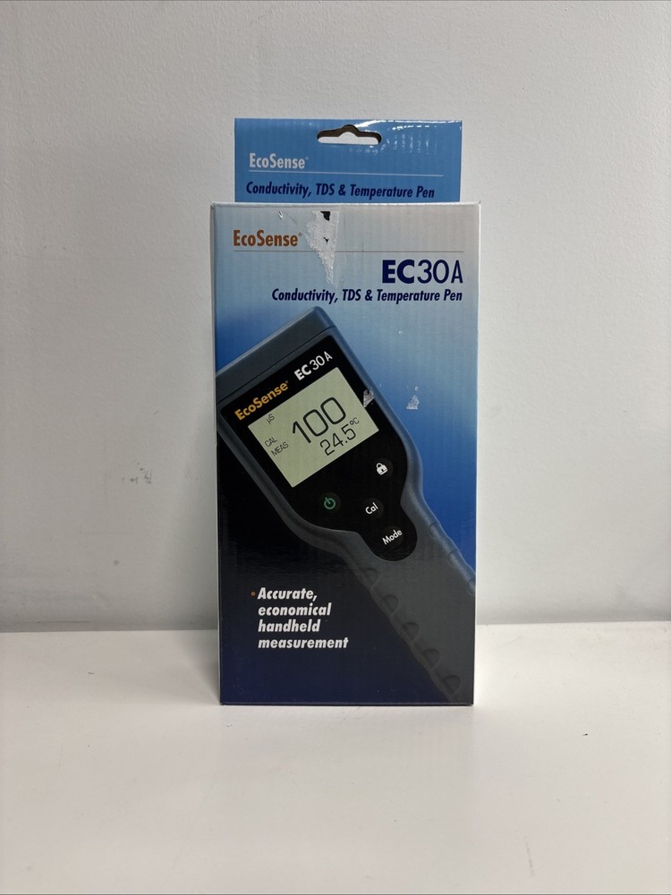 Ysi Ecosense Ec30a Conductivity Meter Open box