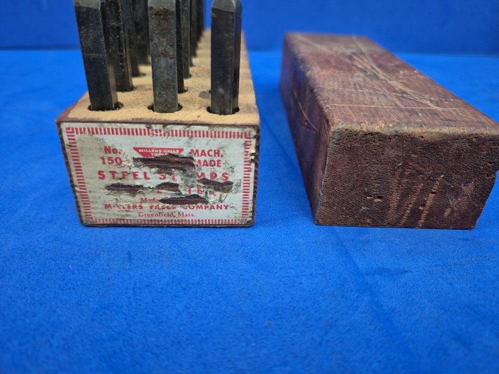 Millers Falls 1/8" Letter Stamp Set