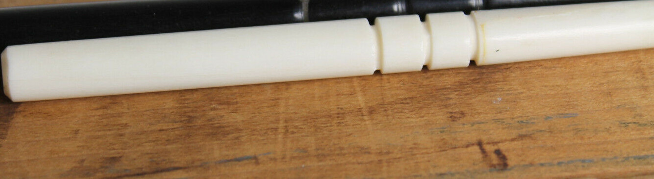 Antique Style White Turned Bone Fountain Dip Ink Nib Writing Pen