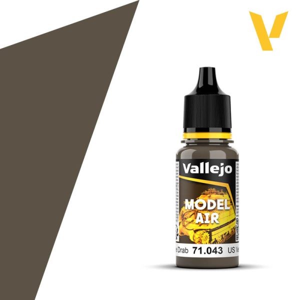 Vallejo Model Air 71.043 Olive Drab 18ml