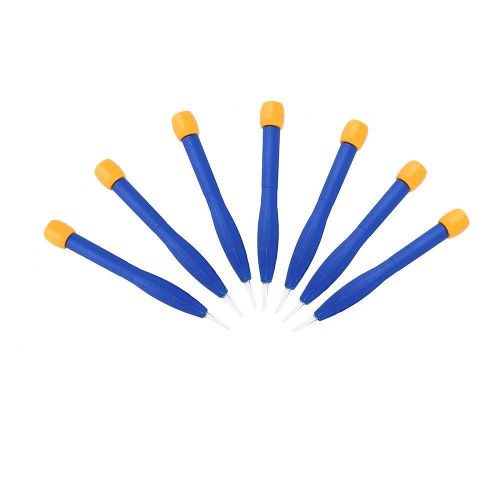 Slotted Ceramic Alignment Screwdriver Tool Set, Blue