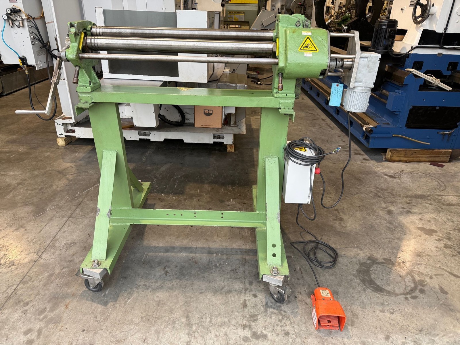 PEXTO 390D 36” x 18 Gauge Plate Bending Roll Powered USA #8068