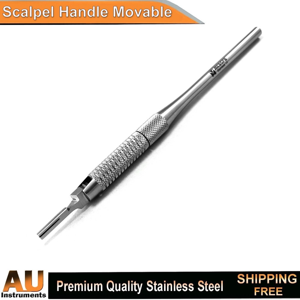 Surgical Scalpel Handle Movable Head Dissecting Rotatable Adjustable Instruments