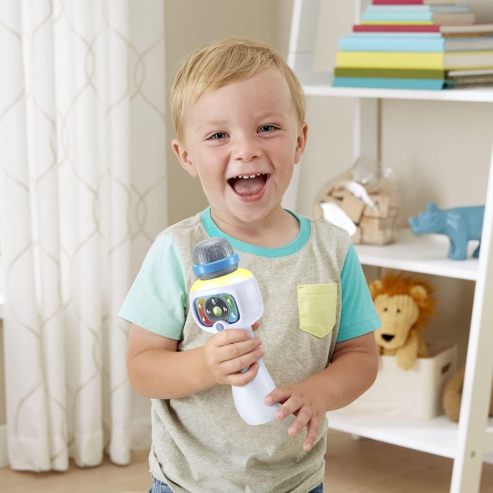 Interactive Kids Karaoke Microphone - Wireless, Bluetooth & 5 Voice Effects