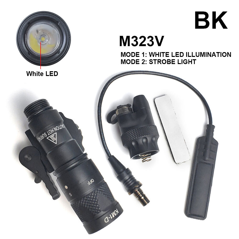 Tactical for M323V LED Weapon light With Switch & QD mount - Constant / Strobe