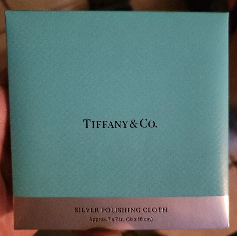 Tiffany Blue Polishing Cloth for Sterling Silver Anti-tarnish Tarnish Remover