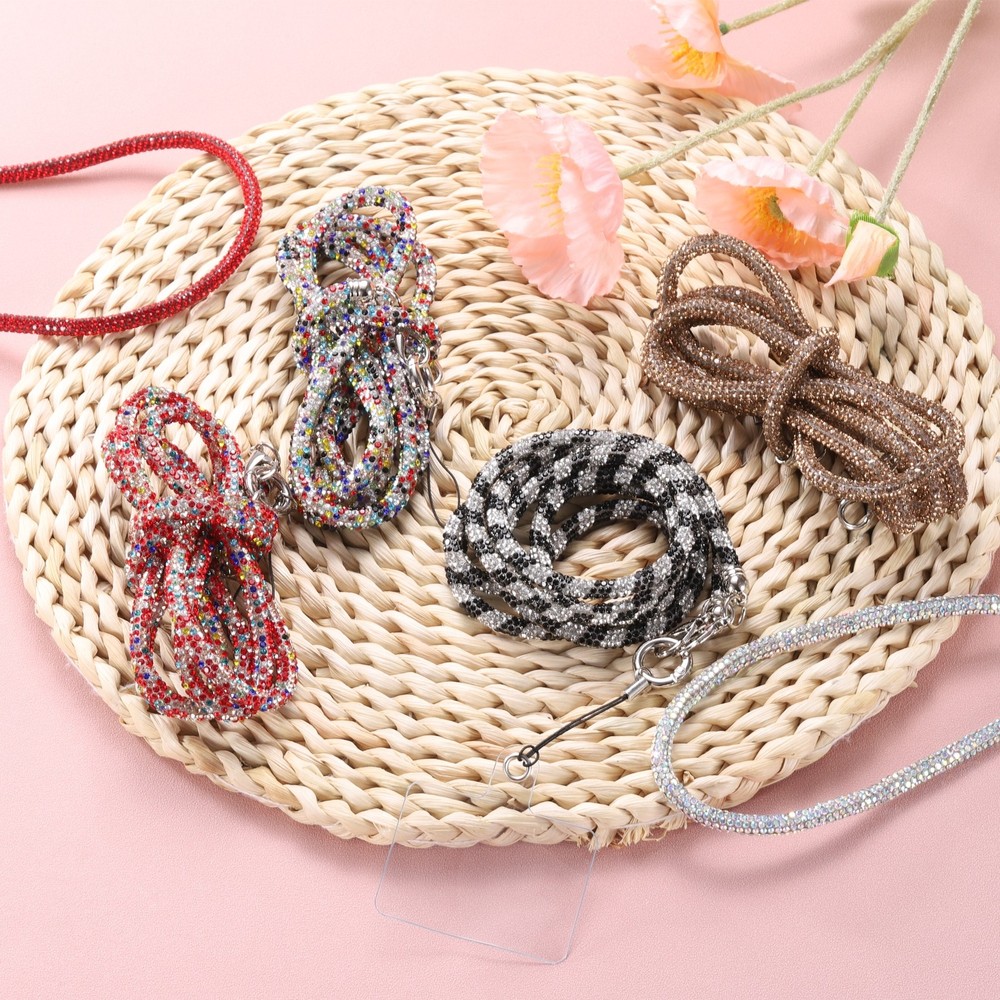 Purse Straps Crystal Bag Handle Sparkly Replacement Silver