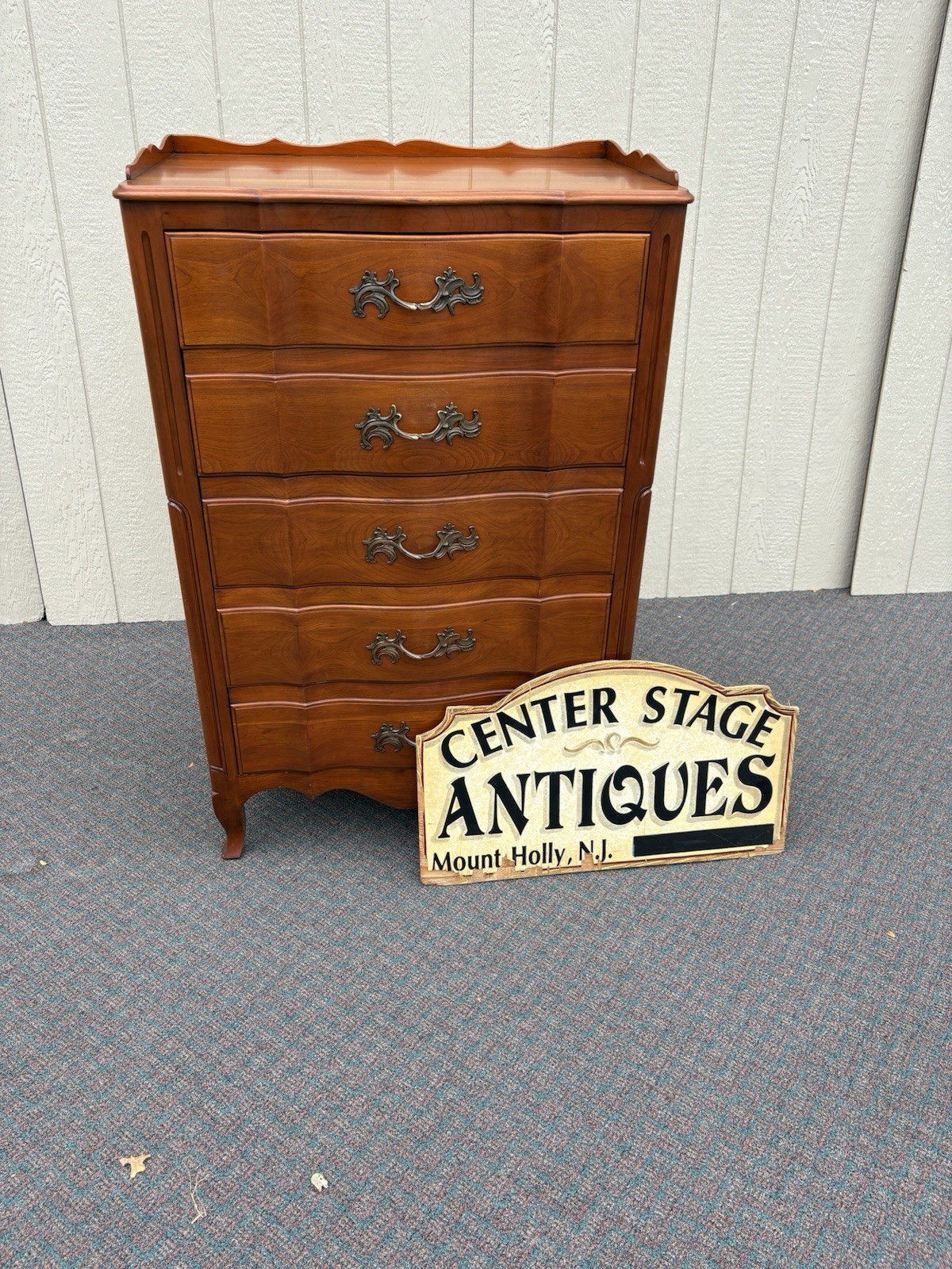 67137 JOHN  WIDDICOMB Cherry High Chest Dresser