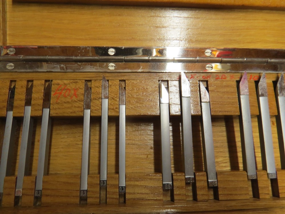 Carl Zeiss Microscope Knives Knife NICE with case
