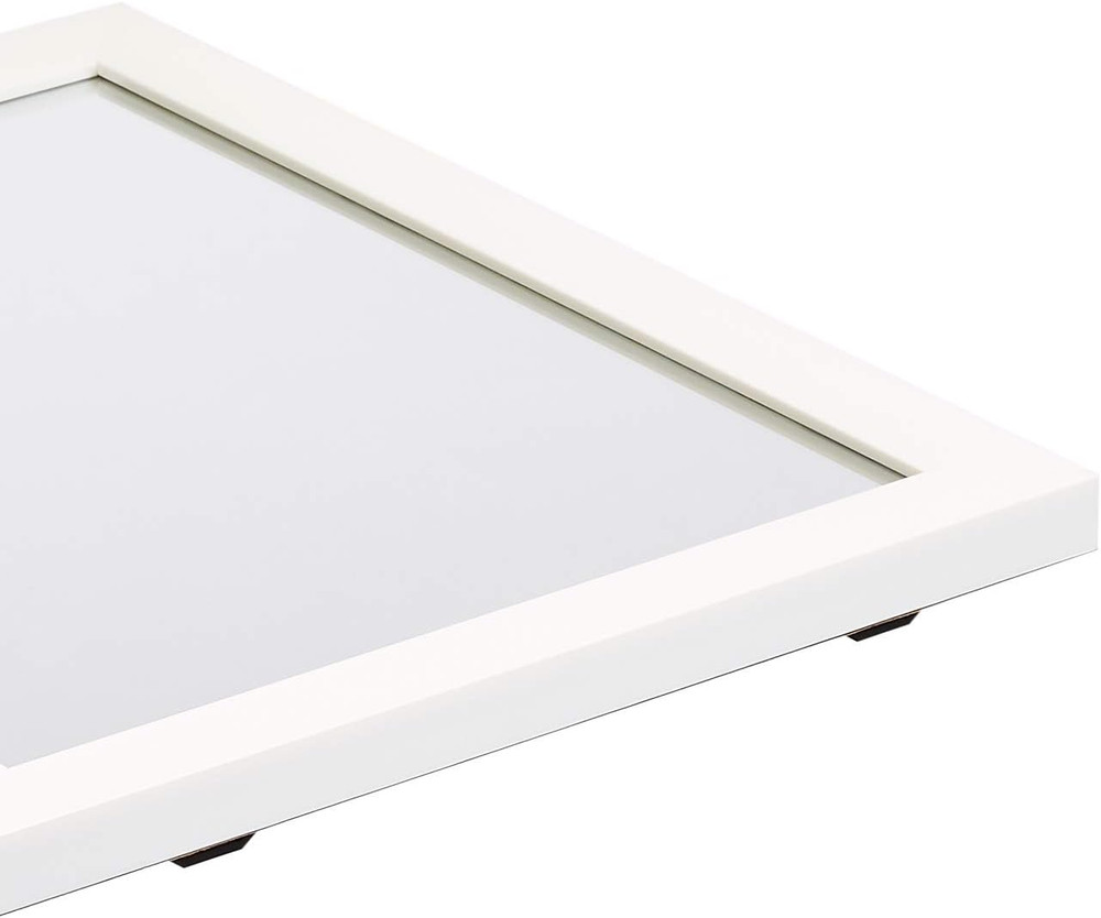 Rectangular Wall Mount Mirror 16" X 20", Standard Trim, White