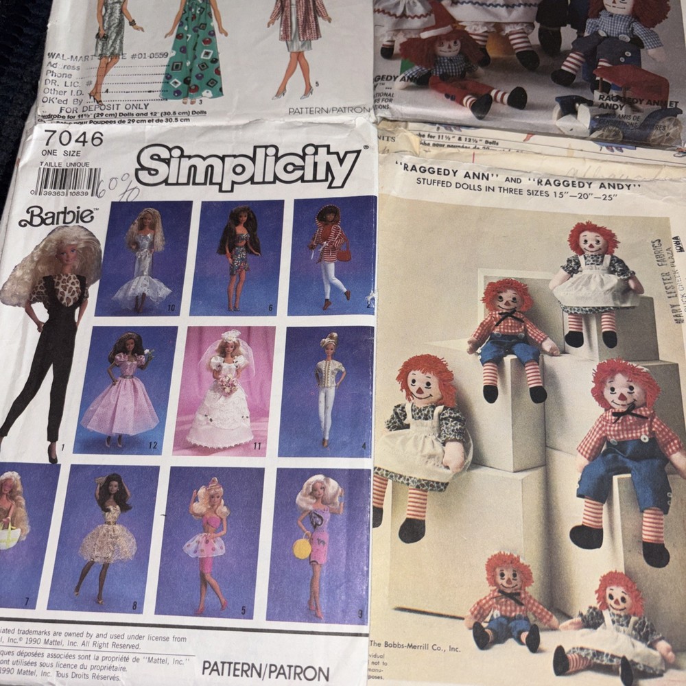 29 Vintage Doll Clothes Sewing Patterns